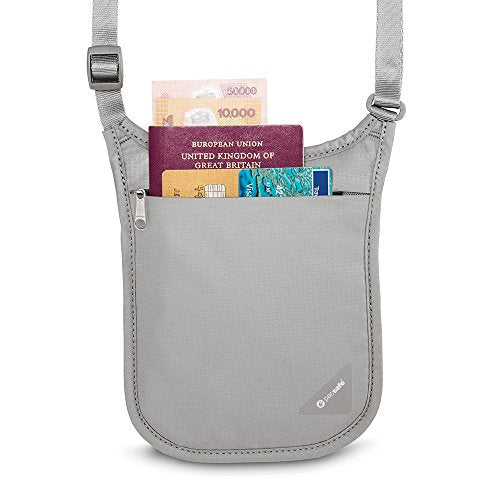 Anti-Theft RFID Blocking Passport Holder & Neck Pouch