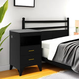 Smart Nightstand with Concealed Gun Drawer