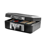Fireproof Safe Box with Key Lock – 0.25 Cubic Feet