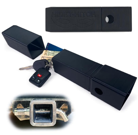 Hidden Storage Inside Trailer Hitch Receiver - Secret Stashing - Concealment Furniture, Diversion Safes, Home Security Safes