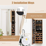 Mounted Mirror with Jewelry Compartment - Secret Stashing - Concealment Furniture, Diversion Safes, Home Security Safes