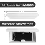 Hidden Shelf Diversion Safe with RFID Access