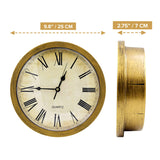 Gold Wall Clock & Hidden Safe - Secret Stashing - Concealment Furniture, Diversion Safes, Home Security Safes