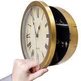 Gold Wall Clock & Hidden Safe - Secret Stashing - Concealment Furniture, Diversion Safes, Home Security Safes