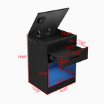 Concealment Nightstand with RFID Lock - Secret Stashing - Concealment Furniture, Diversion Safes, Home Security Safes