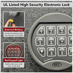 Stealth UL-Listed High-Security Fire Rated Gun Safe