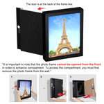 Hidden Picture Frame Safe – Large, Custom Foam, 11x14", Black