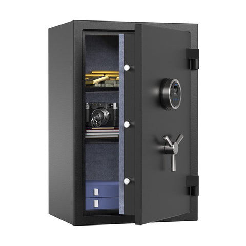 Biometric Fingerprint Fireproof Safe Box - Secret Stashing - Concealment Furniture, Diversion Safes, Home Security Safes