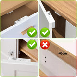 Cabinet Lock eLinkSmart Hidden Drawer Lock with RFID Card - Secret Stashing - Concealment Furniture, Diversion Safes, Home Security Safes