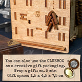 Cluebox “Schrödinger’s Cat” Escape Room Puzzle Box