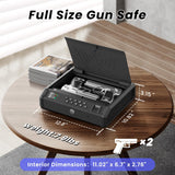 Biometric Portable Gun Safe with LCD