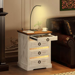 Nightstand with Concealed Drawer (Concealment Furniture)