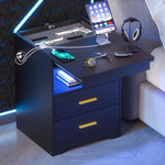 Smart Nightstand with Concealed Gun Drawer