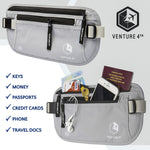 Slim Minimalist Design RFID Blocking Money Belt - Secret Stashing - Concealment Furniture, Diversion Safes, Home Security Safes