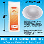 Sunscreen Diversion Safe - Secret Stashing - Concealment Furniture, Diversion Safes, Home Security Safes