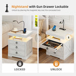 Concealed Top Gun Safe Nightstand