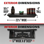 Hidden RFID Gun Storage Shelf