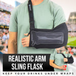 Arm Sling Flask – Hidden 16oz Alcohol Flask for Concerts & Events