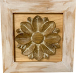 Distressed Floral Concealment Cabinet