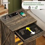 Night Stand with Gun Drawer - Secret Stashing - Concealment Furniture, Diversion Safes, Home Security Safes