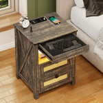 Night Stand with Gun Drawer - Secret Stashing - Concealment Furniture, Diversion Safes, Home Security Safes