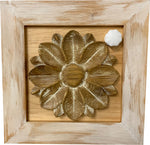 Distressed Floral Concealment Cabinet