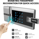 2.6 Cubic Biometric Fingerprint Safe with Voice Prompt