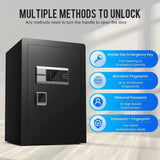 2.6 Cubic Biometric Fingerprint Safe with Voice Prompt