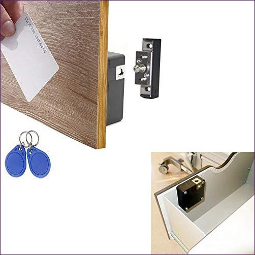 RFID Electronic Cabinet Lock Hidden DIY Lock for Wooden Cabinet Locker  Drawer Cupboard Box Magnetic Cabinet Lock
