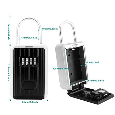 Coffre-fort sécurité secret stash key box lock hidden cash money safety  hide storage locker safe portable mini petits coffres-forts pour la maison