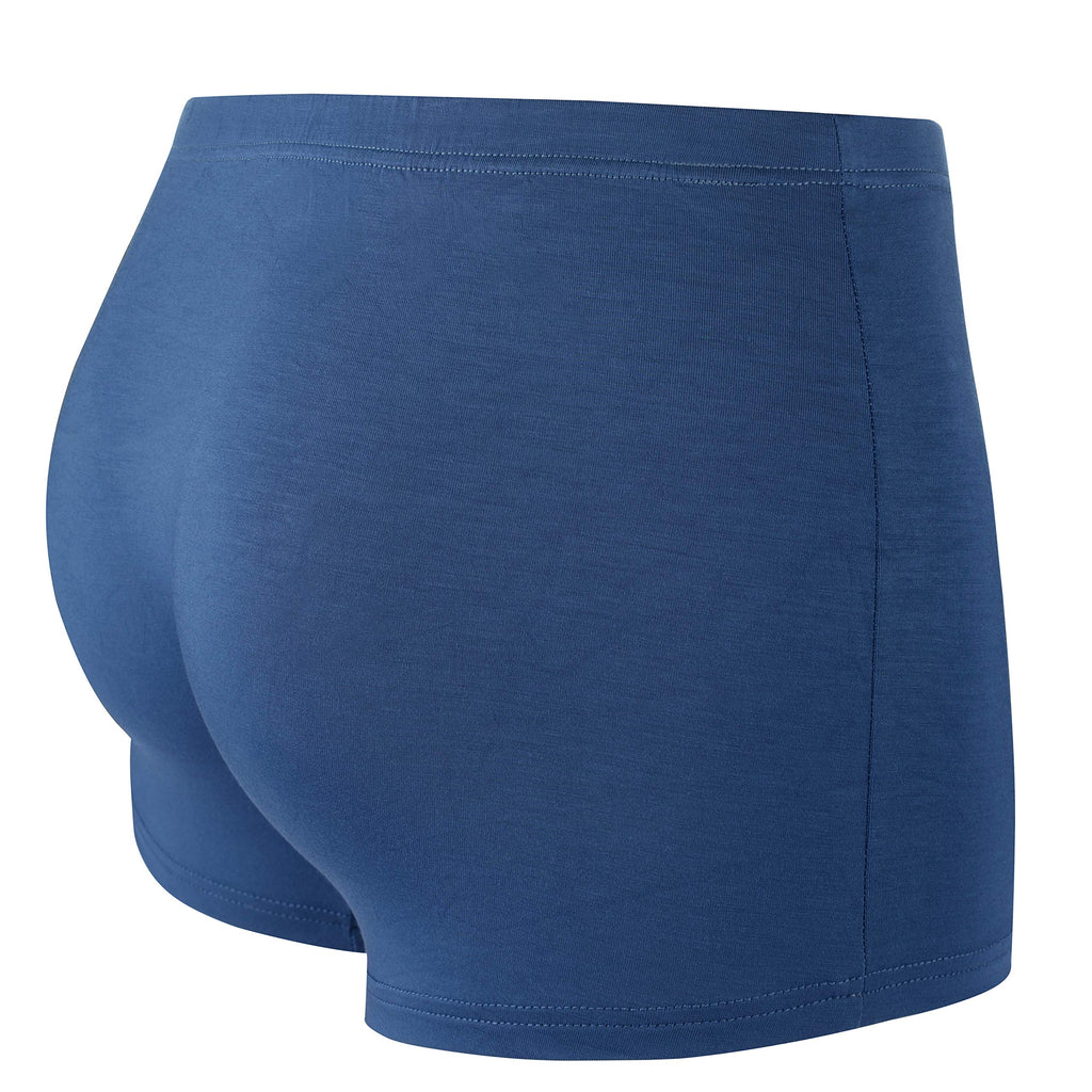 Pocket Underwear for Men with Secret Hidden Pocket, Travel Stash Boxer  Brief, Large Size 2 Packs (Dark Blue)
